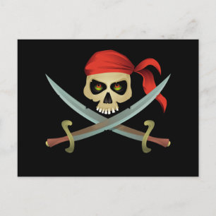 Pirate Postcard Postkarte