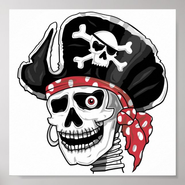 Pirate Poster bis 11x11 (Vorne)