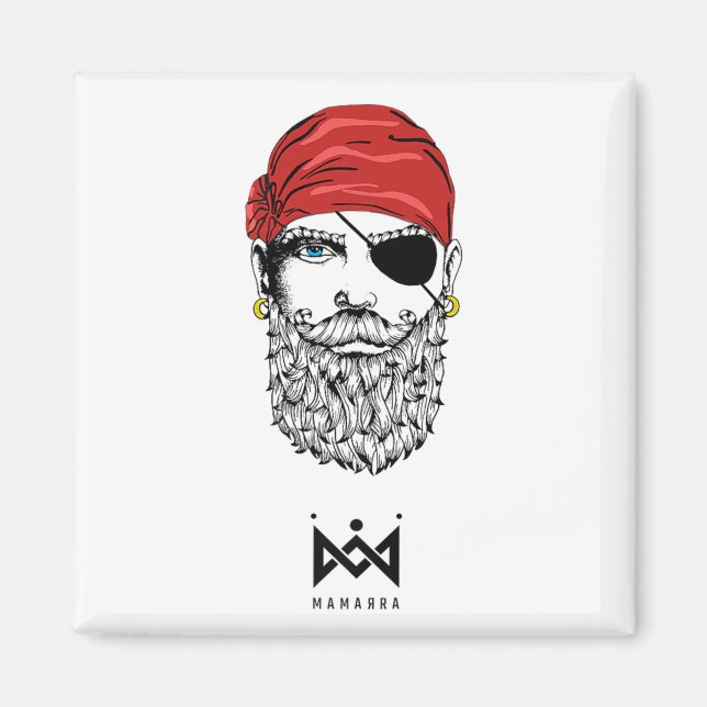 Pirate Premium Magnet (Vorne)