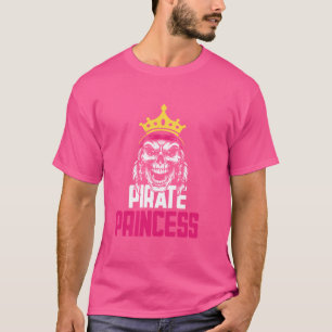 Pirate Princess Pirate Skull Kostüme Crossbones T-Shirt