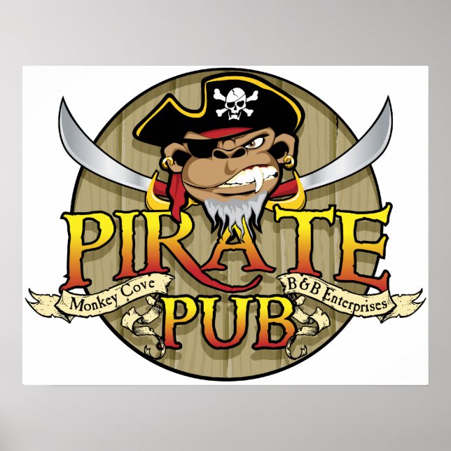 Pirate Pub Poster (Vorne)
