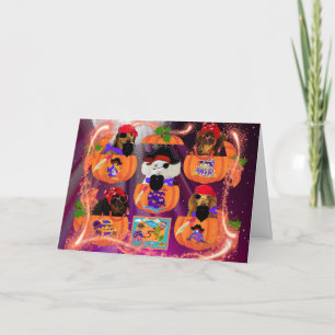Pirate Pumpkin Pups' Card Karte