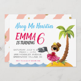 Pirate Queen Party Einladung