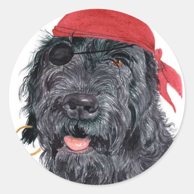 Pirate Ralph Round Stickers (Vorderseite)