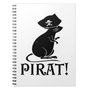 Pirate Rat Pirate House Rat Rodent Gift Notizblock