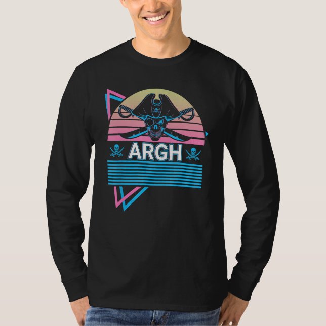 Pirate Retro Argh T-Shirt (Vorderseite)