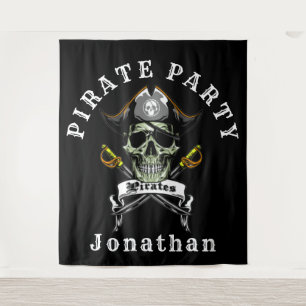 Pirate Royal Pirate Party Hintergrund Wandteppich