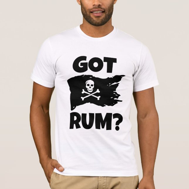 PIRATE RUM VATER MENS T - SHIRT (Vorderseite)