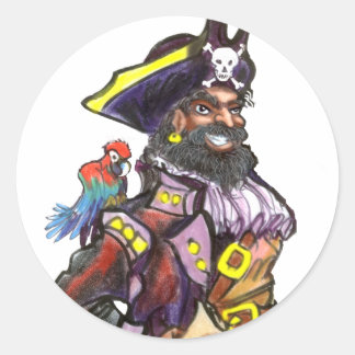 Pirate Runder Aufkleber