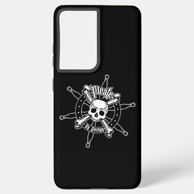 Pirate Samsung Phone Case S21 Plus Samsung Galaxy Hülle (Rückseite)