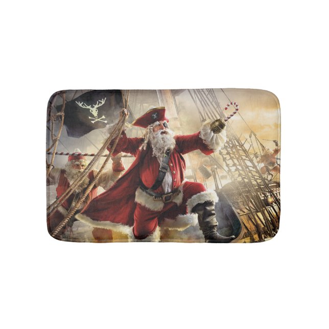 Pirate Santa Badematte (Vorderseite)