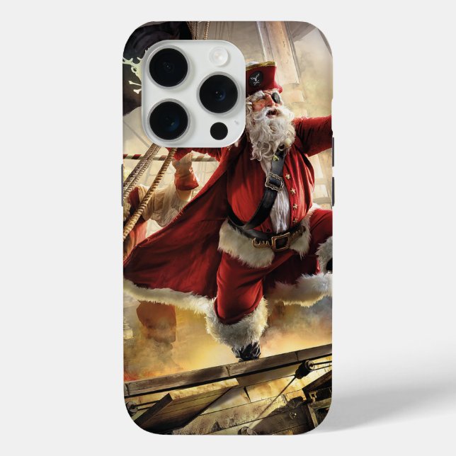 Pirate Santa Case-Mate iPhone Hülle (Rückseite)