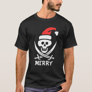 Pirate Santa edit text T - Shirt