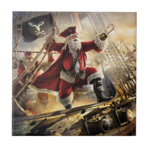 Pirate Santa Fliese