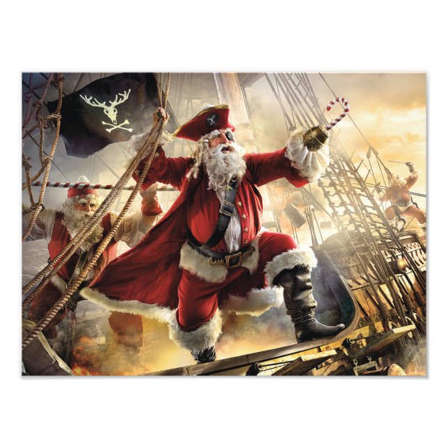 Pirate Santa Fotodruck (Vorne)