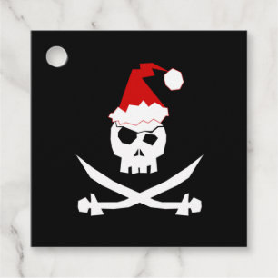 Pirate Santa Geschenkanhänger