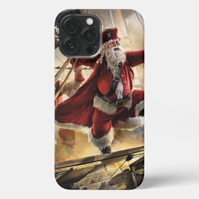 Pirate Santa iPhone Hülle (Rückseite)
