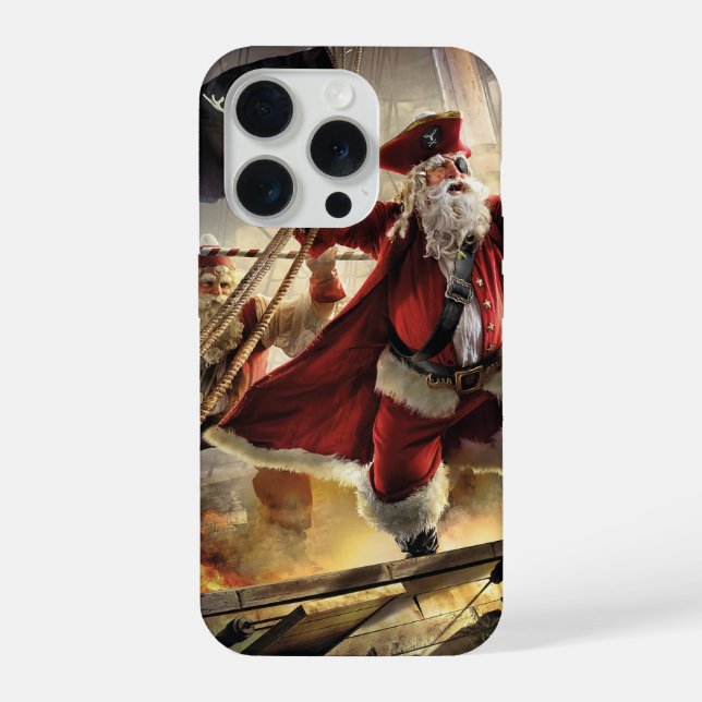 Pirate Santa iPhone Hülle (Rückseite)