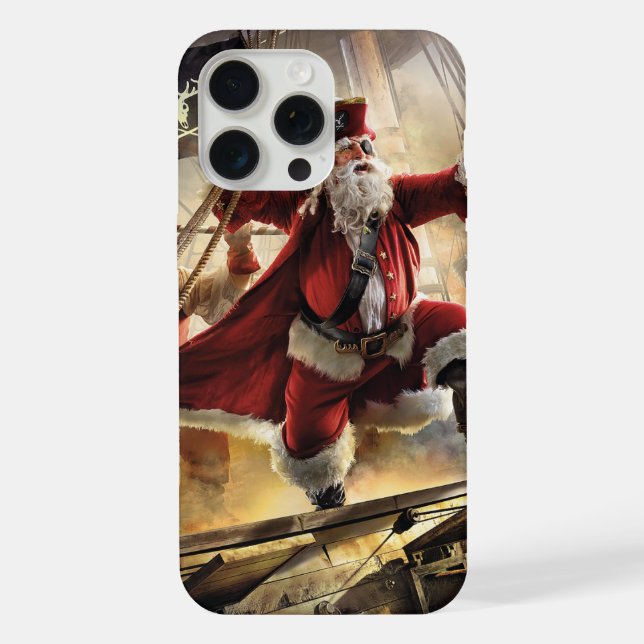 Pirate Santa iPhone Hülle (Rückseite)