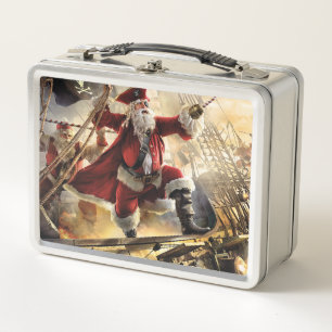 Pirate Santa Metall Brotdose