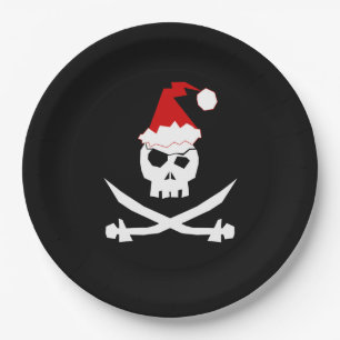 Pirate Santa Pappteller
