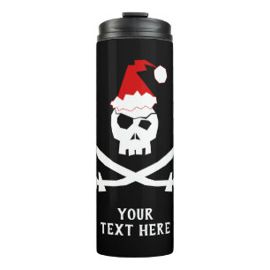 Pirate Santa Thermal Tumbler Thermosbecher