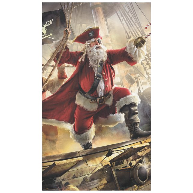 Pirate Santa Tischdecke (Vorderseite)