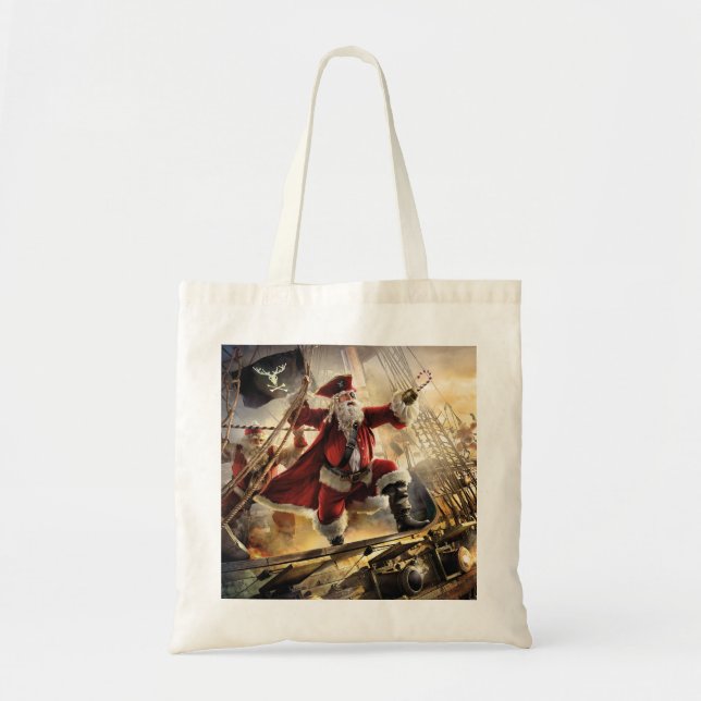Pirate Santa Tragetasche (Vorne)