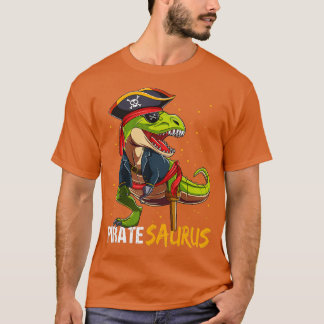 Pirate Saurus Dinosaur T Rex Halloween für Boys Ki T-Shirt