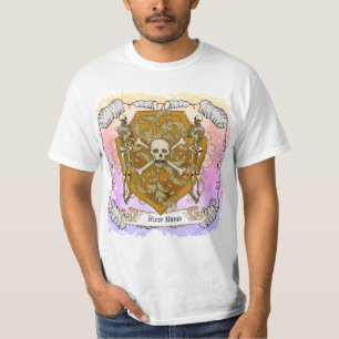 Pirate-Schädel-Schild T-Shirt