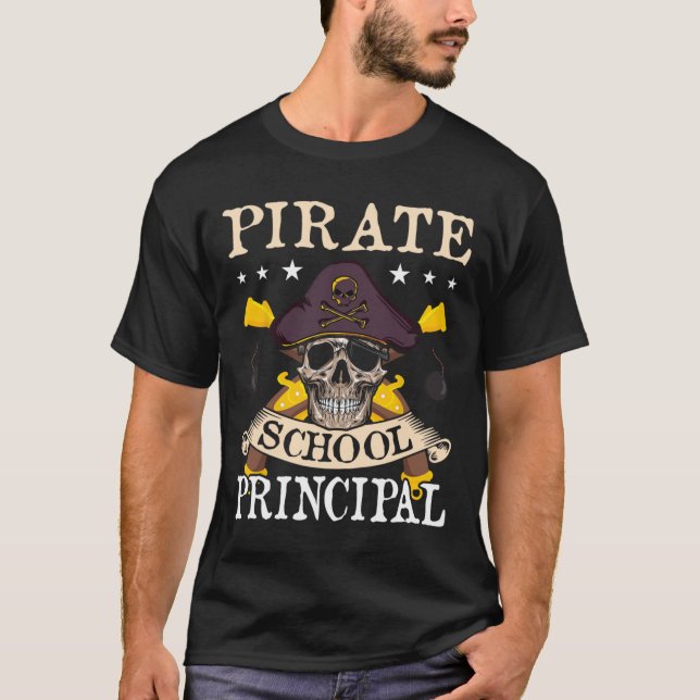 Pirate School Principal Party T - Shirt (Vorderseite)