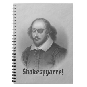 Pirate Shakespeare Notizblock