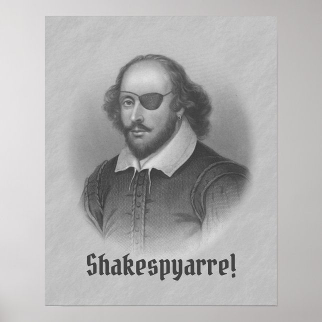Pirate Shakespeare Poster (Vorne)