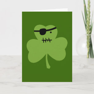 Pirate Shamrock Karte