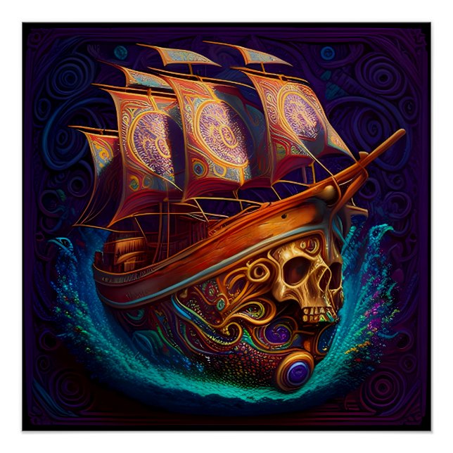 Pirate Ship Art Series - Erste Ausgabe #14 Poster (Vorderseite)
