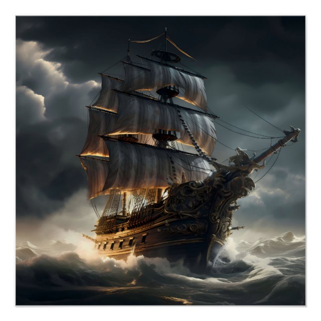 Pirate Ship Art Series - Erste Ausgabe #19 Poster (Vorderseite)