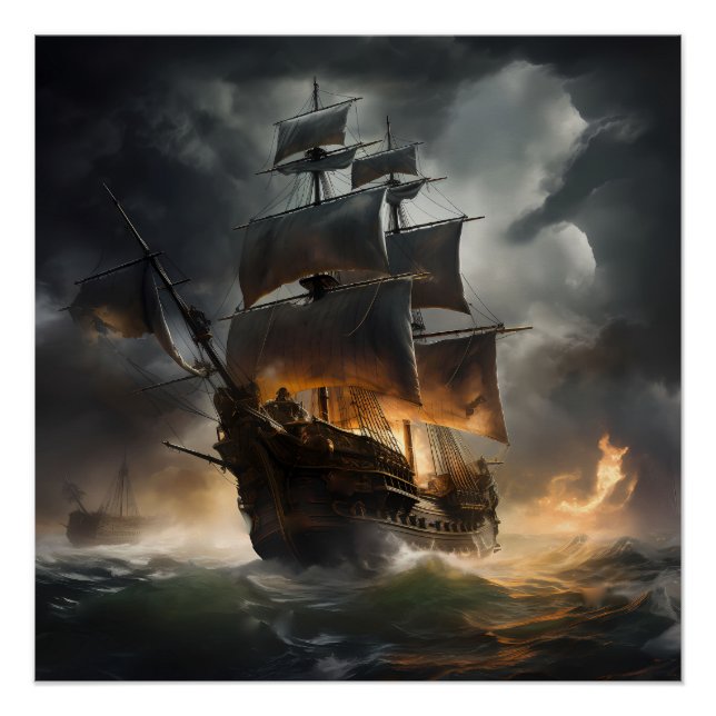 Pirate Ship Art Series - Erste Ausgabe #22 Poster (Vorderseite)