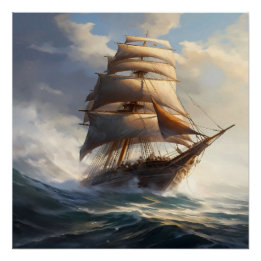 Pirate Ship Art Series - Erste Ausgabe #29 Poster