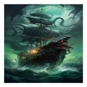 Pirate Ship Art Series - Erste Ausgabe #3 Poster