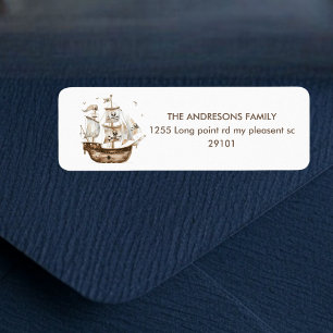 Pirate Ship Brown nautical Theme Geburtstag