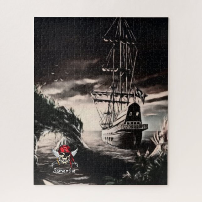 Pirate Ship Jigsaw Puzzle (Vertikal)
