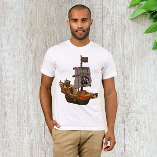 Pirate Ship Mens T - Shirt