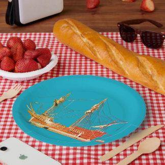 Pirate Ship San Salvador Pappteller