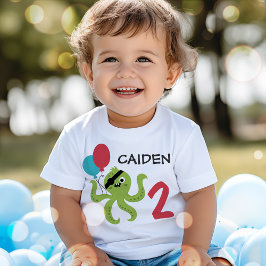 Pirate Ship Treasure Geburtstagspartei Baby T-shirt