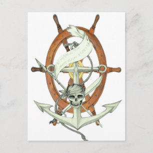 Pirate Sigil Postkarte
