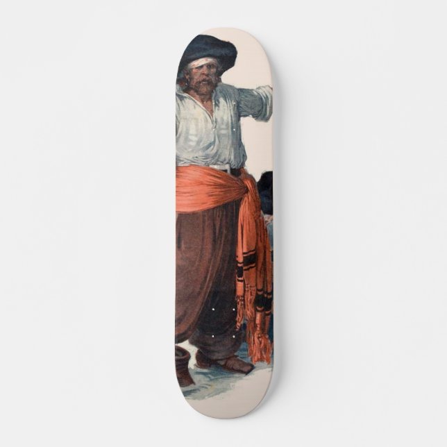 Pirate Skateboard (Vorne)