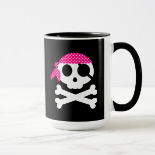 Pirate Skeleton Bandanna Tasse