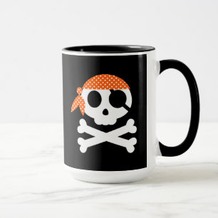 Pirate Skeleton Bandanna Tasse