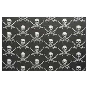 Pirate Skull and Sword Crossbones (TLAPD) Stoff