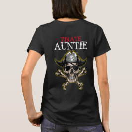 PIRATE SKULL AUNTIE T-Shirt